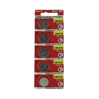 Panasonic CR1616 55mAh 3V Lithium Primary (LiMnO2) Coin Cell Battery - 1 Piece Tear Strip, Sold Individually