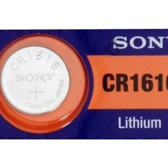 MuRata CR1616 60mAh 3V Lithium Primary (LiMnO2) Coin Cell Watch Battery - 1 Piece Tear Strip, Sold Individually