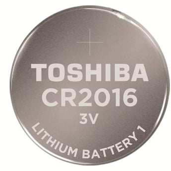 Toshiba CR2016 85mAh 3V Lithium (LiMnO2) Coin Cell Battery - Bulk