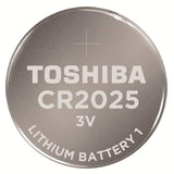Toshiba CR2025 165mAh 3V Lithium (LiMnO2) Coin Cell Battery - Bulk