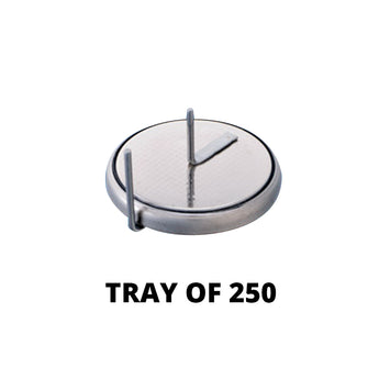 Renata CR2032 MFR AH0 Coin Cell Battery with Isotan Tabs For Through-Hole Mounting (AH Type) - Lithium Li-MnO2 3V - Tray of 250