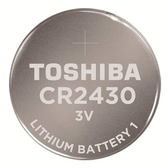 Toshiba CR2430 300mAh 3V Lithium (LiMnO2) Coin Cell Battery - Bulk