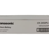 Panasonic CR2450 620mAh 3V Lithium Primary (LiMnO2) Coin Cell Battery - 1 Piece Tear Strip, Sold Individually