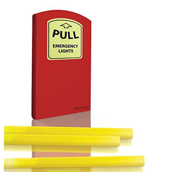 Cyalume Model 20 Emergency Lightstation Refill Kit - Includes 20 x 10in. Yellow Snaplights, Tamper Pins, Expiration Labels and Tie Out Tags