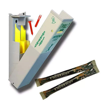 Cyalume Emergency Lighting Systems - S.E.E. System - 10pk system with 22 each 6" yellow-HI ChemLights and Mounting Hardware and Tamper Pins - Yellow - 2hr