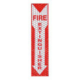 Cyalume CyFlect Products FIRE EXTINGUISHER sign (adhesive)