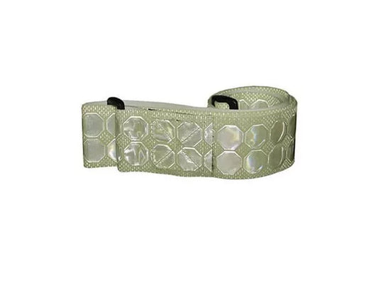 Cyalume PT Belt - 2 Inches x 2 Inches - Glows and Reflects - White