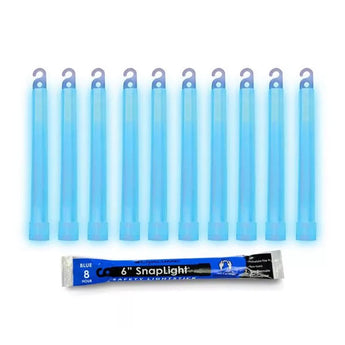 Cyalume 6in SnapLight - Case of 10 - Individually Foiled - Multiple Colors