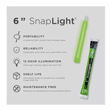 Cyalume 6in SnapLight - Case of 10 - Individually Foiled - Multiple Colors