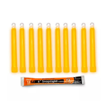 Cyalume 6in SnapLight - Case of 10 - Individually Foiled - Multiple Colors