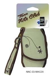 Nite Ize Tone Nite Club Cell Phone Holster with Magnetic Closure - Embroidered Sage (NNC-03-MAG28)