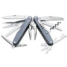 Leatherman Juice C2 with Gray Aluminum Handles (Storm) with Premium Sheath in Box Packaging