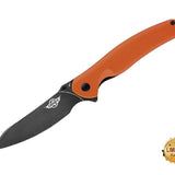 Olight Drever Oknife - 3.36 Inch Blade, Sheepsfoot, Straight Edge - G10 or Micarta Handle - Stonewashed Blade - Black, Blue, OD Green, White (Limited Edition), or Orange (Limited Edition)