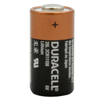 Duracell PX 28L L544 160mAh 6V Lithium (LiMNO2) Button Top Photo Battery - Equivalent to 4LR44, 544 - Boxed, Sold Individually