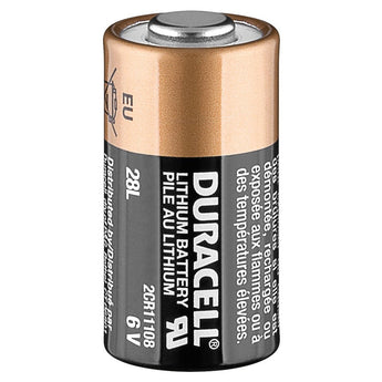 Duracell PX 28L L544 160mAh 6V Lithium (LiMNO2) Button Top Photo Battery - Equivalent to 4LR44, 544 - Boxed, Sold Individually