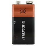 Duracell MN1604 9V Alkaline Battery with Snap Connectors - Bulk
