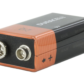 Duracell MN1604 9V Alkaline Battery with Snap Connectors - Bulk