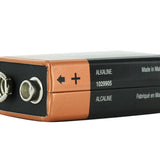 Duracell MN1604 9V Alkaline Battery with Snap Connectors - Bulk