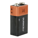 Duracell MN1604 9V Alkaline Battery with Snap Connectors - Bulk
