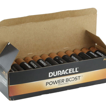 Duracell Coppertop Duralock MN1500 AA 1.5V Alkaline Button Top Battery - Boxed