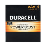 Duracell Coppertop Duralock MN2400 (144PK) AAA Alkaline Button Top Batteries (MN2400BKD) - Made in the USA - Box of 144 (6 x 24-Boxes)