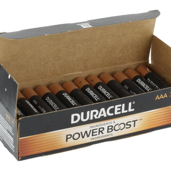 Duracell Coppertop Duralock MN2400 AAA 1.5V Alkaline Button Top Battery - Made in the USA - Boxed