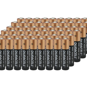 Duracell MN2400 (60PK) AAA LR03 1.5V Alkaline Button Top Battery - 60 Pack