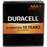 Duracell Coppertop Duralock MN2400 AAA 1.5V Alkaline Button Top Battery - Made in the USA - Boxed