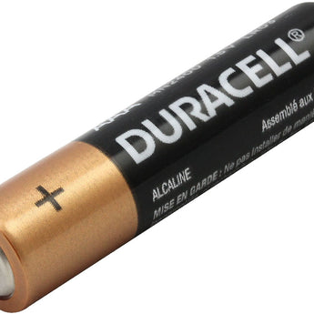 Duracell Coppertop Duralock MN2400 AAA 1.5V Alkaline Button Top Battery - Made in the USA - Boxed