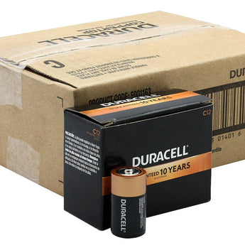 Duracell Coppertop Duralock MN1400 (12PK) C-cell 1.5V Alkaline Batteries (MN1400BKD) - Assembled in the USA from Foreign and Domestic Parts - Box of 12