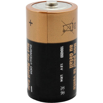 Duracell MN1400 C-cell 1.5V Alkaline Button Top Battery - Bulk