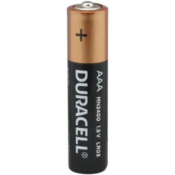 Duracell Coppertop Duralock MN2400 AAA 1.5V Alkaline Button Top Battery - Made in the USA - Boxed