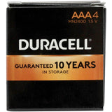 Duracell Coppertop Duralock MN2400 AAA 1.5V Alkaline Button Top Battery - Made in the USA - Boxed