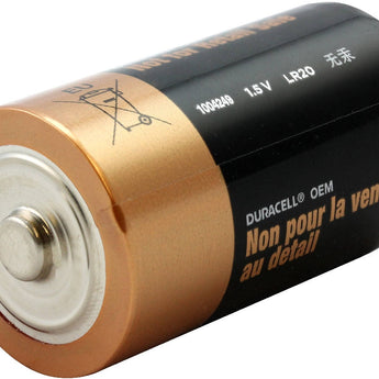 Duracell MN1300 D-cell 1.5V Alkaline Button Top Battery - Bulk
