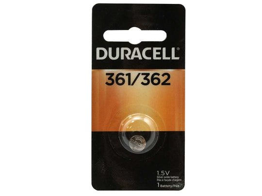 Duracell D361/362 1.5V Silver Oxide Watch/Electronic Button Cell Battery - 1pk (D361/362B)