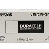Duracell D384/392 1.5V Silver Oxide Watch/Electronic Button Cell Battery - 1pk (D384/392B)