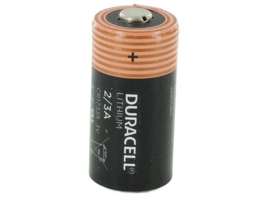 Duracell CR123A Vertical View