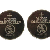 Duracell Duralock DL CR2032 (2PK) 225mAh 3V Lithium Primary (LiMNO2) Watch/Electronic Coin Cell Batteries (DL2032B2PK) - 2 Piece Retail Card