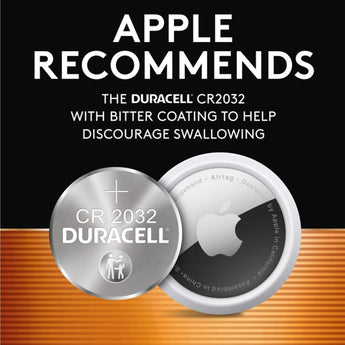 Duracell Duralock DL CR2032 (6PK) 225mAh 3V Lithium (LiMNO2) Watch/Electronic Coin Cell Batteries - Case of 36 x Retail Cards