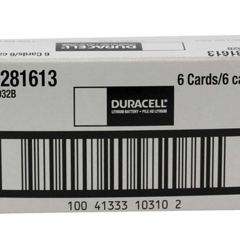 Duracell Duralock DL CR2032 225mAh 3V Lithium Primary (LiMNO2) Watch/Electronic Coin Cell Battery (DL2032BPK) - 1 Piece Retail Card