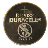 Duracell Duralock DL CR2032 225mAh 3V Lithium Primary (LiMNO2) Watch/Electronic Coin Cell Battery (DL2032BPK) - 1 Piece Retail Card