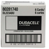 Duracell Ultra DL 223 CR-P2 1400mAh 6V Lithium (LiMNO2) Photo Battery (DL223ABPK) - 1 Piece Retail Card