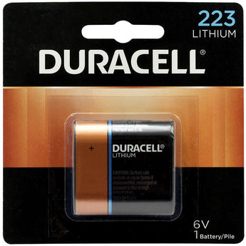 Duracell Ultra DL 223 CR-P2 1400mAh 6V Lithium (LiMNO2) Photo Battery (DL223ABPK) - 1 Piece Retail Card