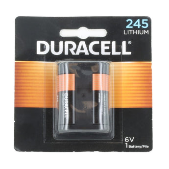 Duracell Ultra DL 245 1400mAh 6V Lithium Primary (LiMNO2) Digital Camera Battery (DL245BPK) - 1 Piece Retail Card