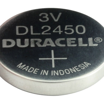 Duracell Duralock DL CR2450 620mAh 3V Lithium Primary (LiMNO2) Watch/Electronic Coin Cell Battery (DLCR2450) - Bulk