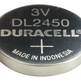 Duracell Duralock DL CR2450 620mAh 3V Lithium Primary (LiMNO2) Watch/Electronic Coin Cell Battery (DLCR2450) - Bulk