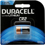 Duracell Ultra DL CR2 750mAh 3V Lithium (LiMNO2) Button Top Photo Battery (DLCR2BPK) - 1 Piece Retail Card