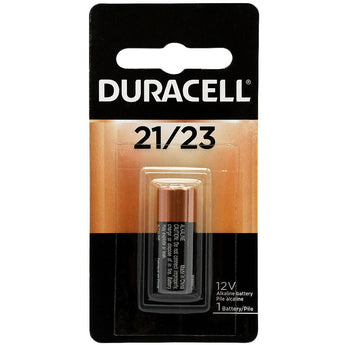 Duracell Security MN21-B1 23 21/23 12V Alkaline Button Top Battery (MN21BPK DL21 DL23 MN21 A23 21/23) - 1 Piece Retail Card