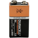 Duracell Coppertop Duralock MN1604-B1 9V 6LR61 Alkaline Battery with Snap Connectors (MN1604B1) - 1 Piece Retail Card