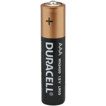 Duracell Coppertop Duralock MN2400-B2 AAA LR03 1.5V Alkaline Button Top Batteries (MN2400B2) - 2 Piece Retail Card